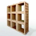 shelves and racks made of cardboard types of design