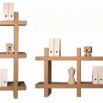 shelves and racks made of cardboard decor options