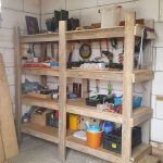 shelves and racks in the garage photo decor