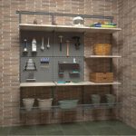 shelves and racks in the garage decoration ideas