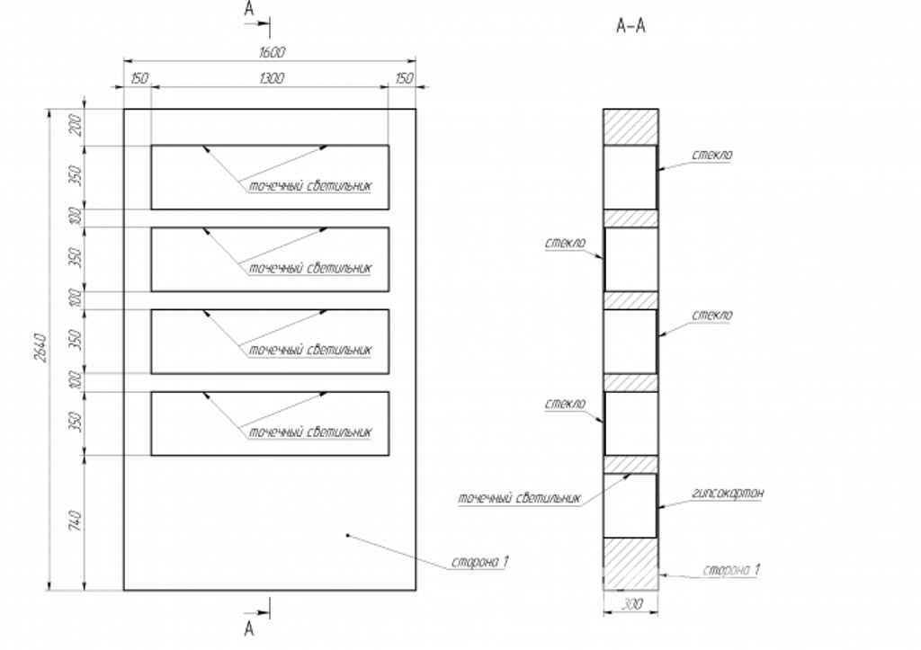 drywall shelves scheme