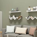 shelves on the wall decor