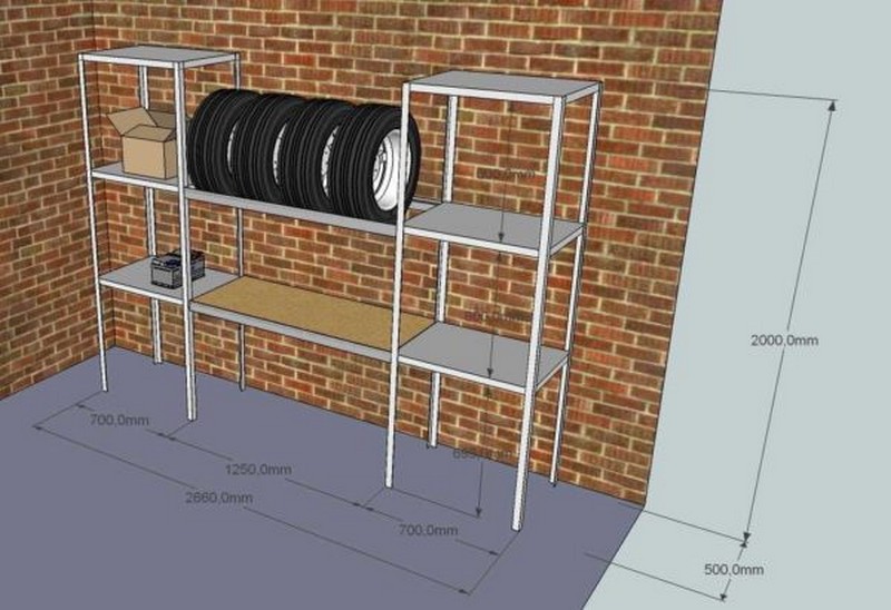 shelves in the garage do it yourself options