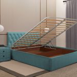 semi-double bed with lifting mechanism