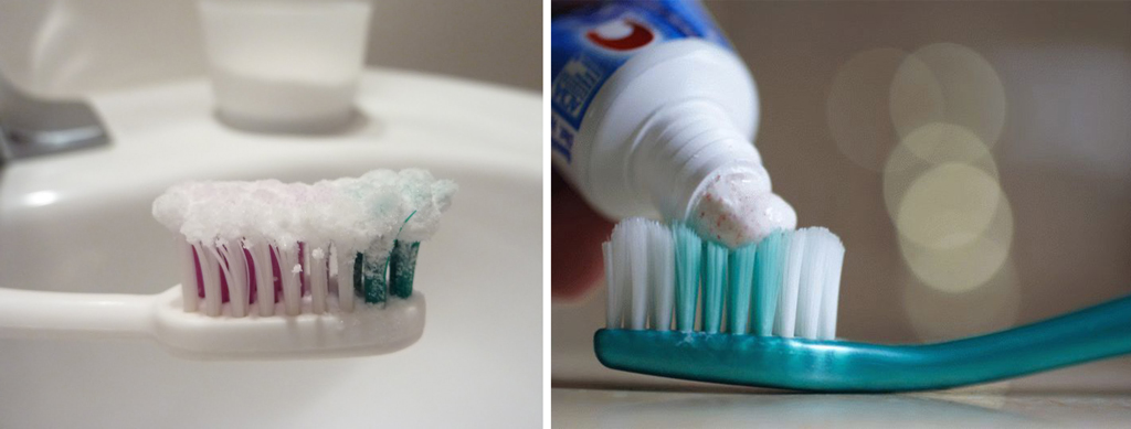 poudre ou pâte dentifrice