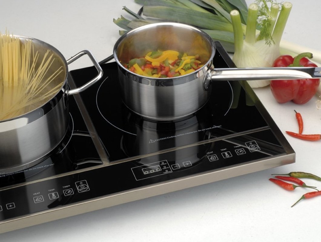 the volume of dishes for the glass-ceramic hob