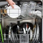 dishes in the dishwasher