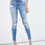 light hole jeans