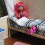 example of a bed for a barbie