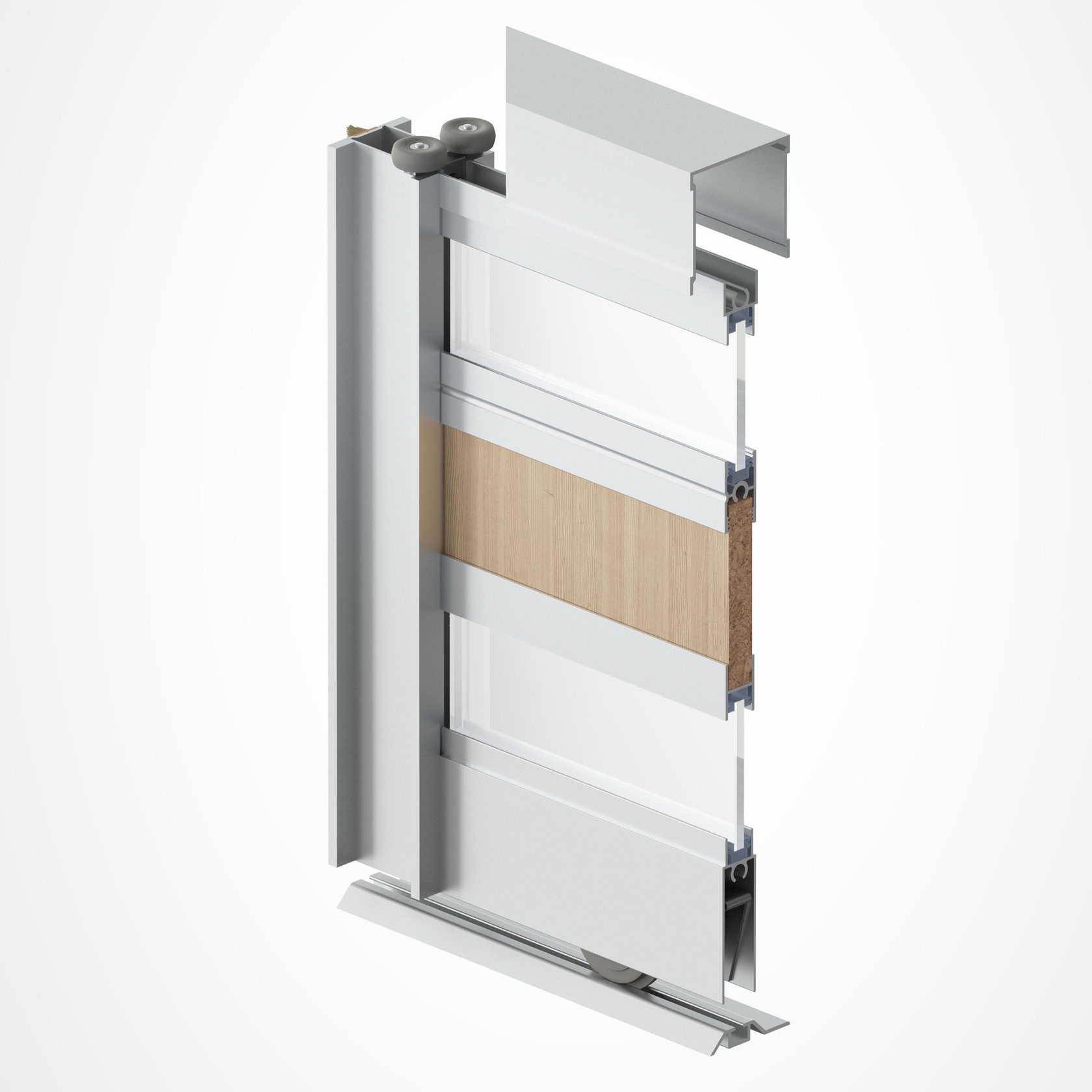 cabinet door support mechanism