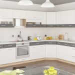 kitchen furniture gray-white