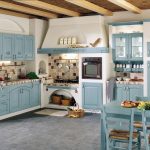 kitchen furniture blue