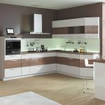 kitchen furniture brown and white