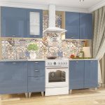 kitchen furniture blue