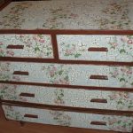 aged chest of drawers