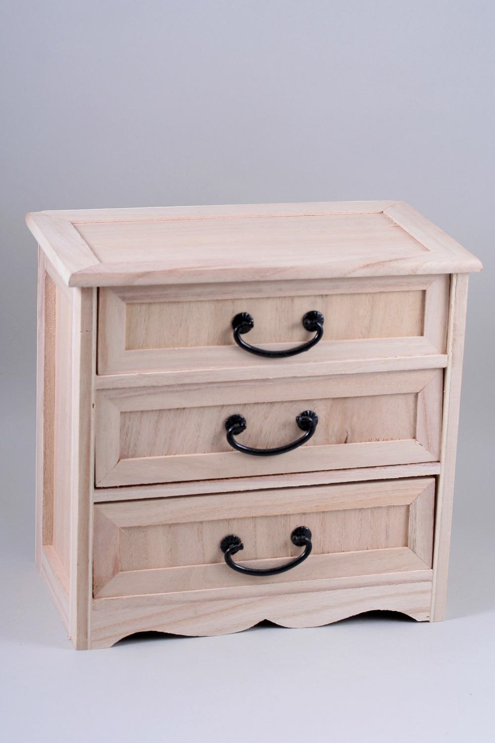 chest of drawers without paint