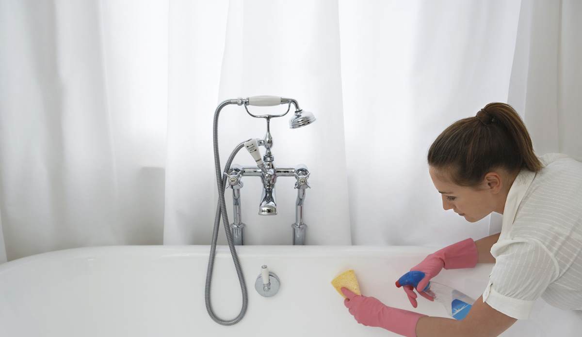 enamel bath