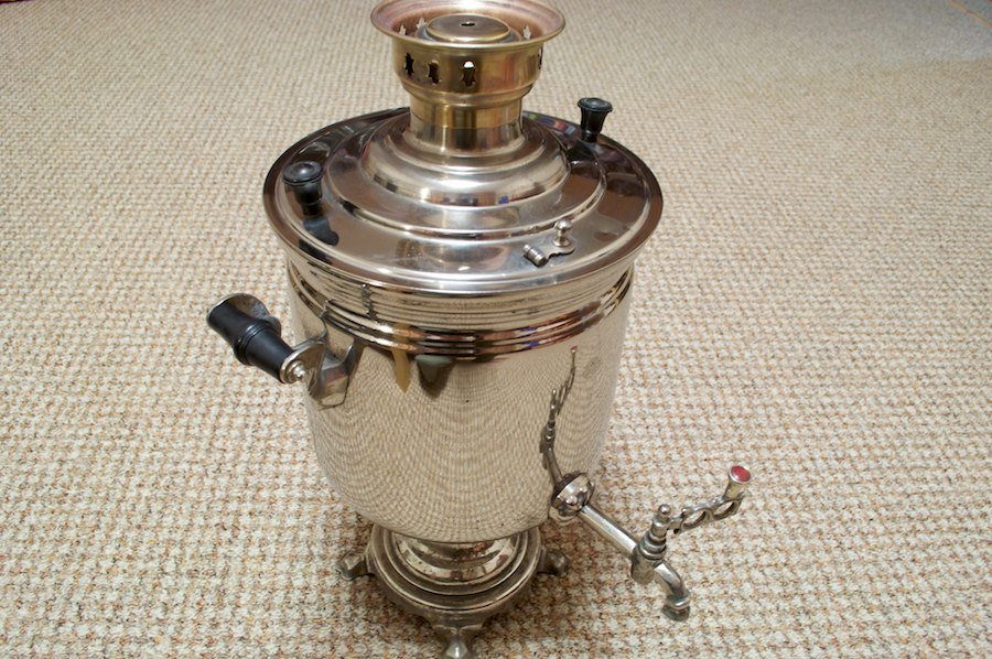 samovar made of aluminum