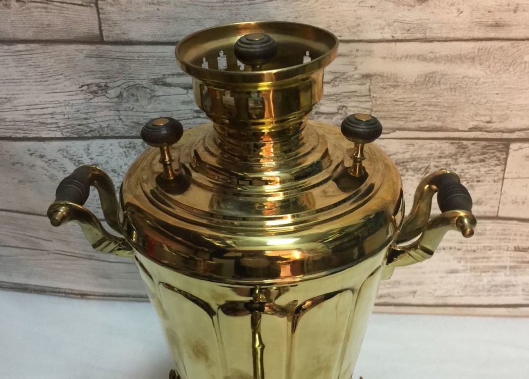 samovar made of brass