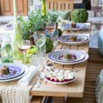 Provence style table setting