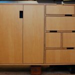 medium plywood cabinet