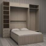 elegant wardrobe bed for a large room