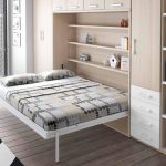 small and spacious wardrobe bed