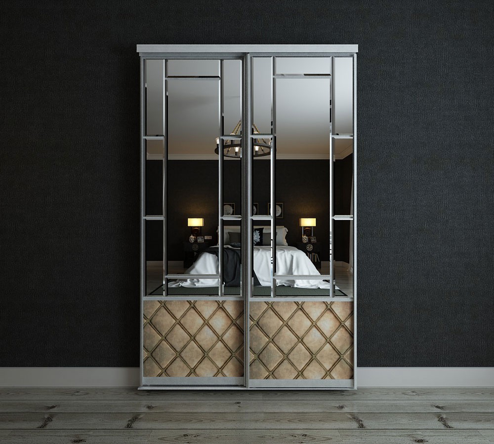 sliding wardrobe with facet photo design