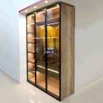 sliding wardrobe with lighting photo design