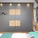 backlit sliding wardrobe design ideas