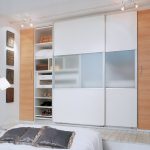 sliding wardrobe with lighting ideas interior