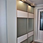 sliding wardrobe with lighting photo decoration