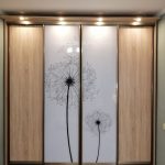 sliding wardrobe with lighting design ideas