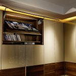 sliding wardrobe with lighting types of decor