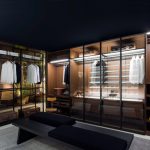 sliding wardrobe with lighting photo options