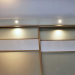 sliding wardrobe with lighting photo types