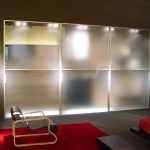 sliding wardrobe with backlit photo of species