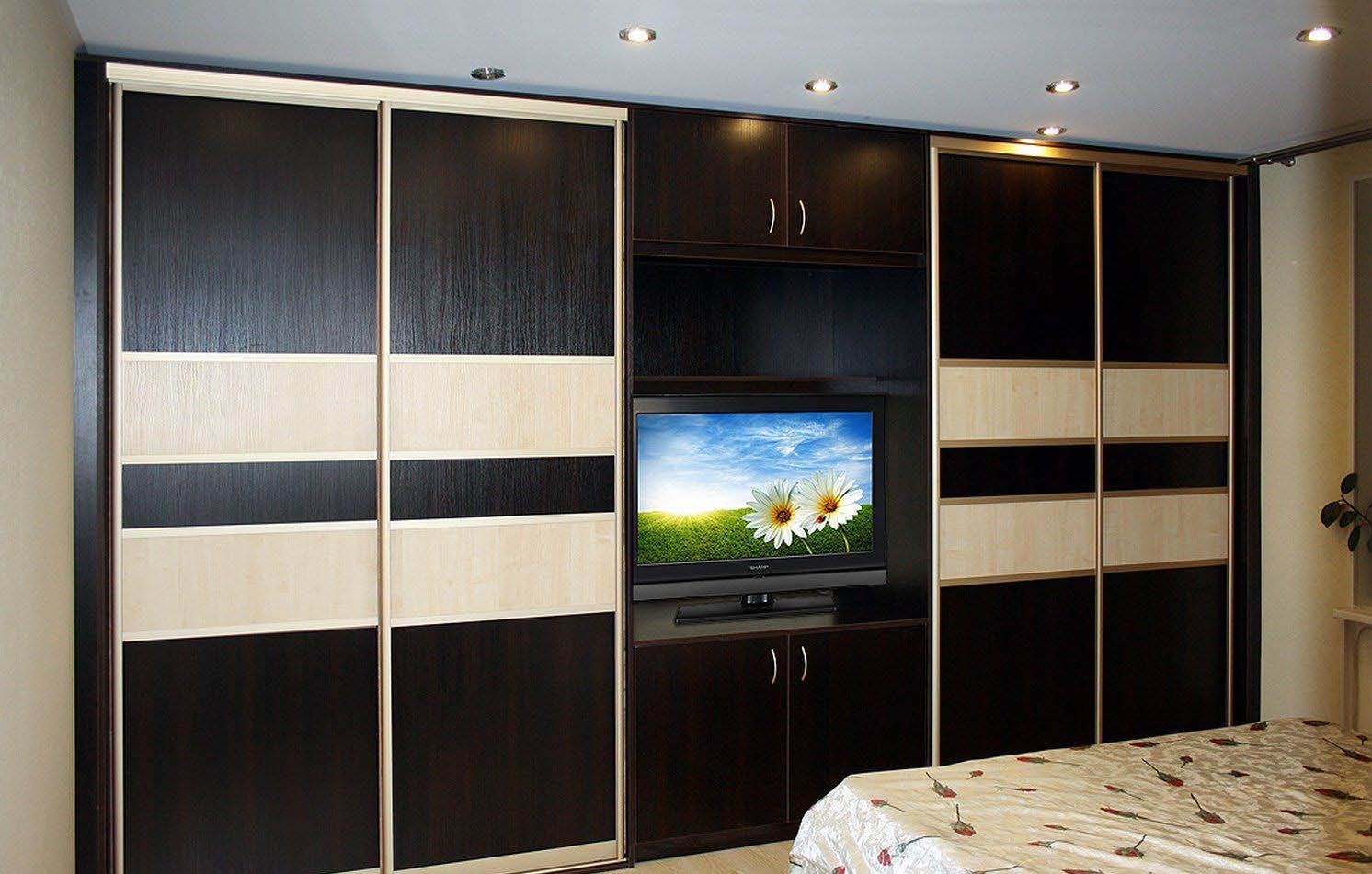 wardrobe with TV