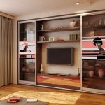 wardrobe with TV photo views