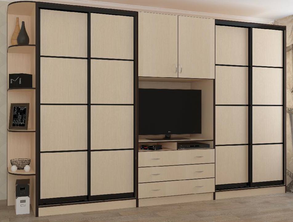 wardrobe with tv design ideas