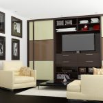 wardrobe with TV