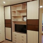 wardrobe with TV decor photo