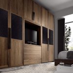 wardrobe with TV photo decor