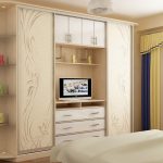 wardrobe with tv interior ideas