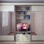 wardrobe with TV ideas photo