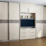 wardrobe with TV views