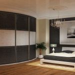 sliding wardrobe in the interior design photo