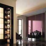 sliding wardrobe in the interior photo options