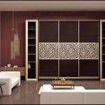 sliding wardrobe in the interior types of photos