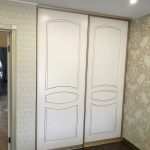 built-in wardrobe on the side